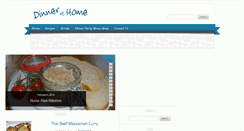Desktop Screenshot of dinnerathome.co.uk